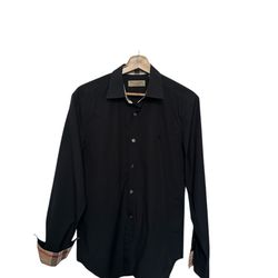 Burberry Black Button up shirt