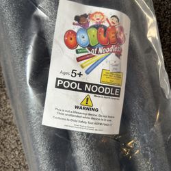 6 Black Pool Noodles