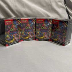 Lot Of (4) Pokemon Phantasmal Flames Booster Bundles 