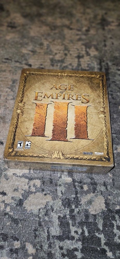 Age of Empires III: Collector's Edition (2005) Giant Big Box Brand New & Sealed!