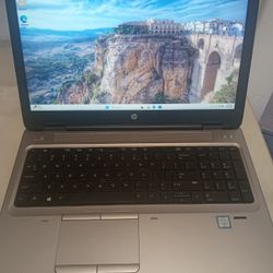 HP ProBook Laptop 15.6inch Screen Fast Intel I-5 Sixth Gen Windows 11 Pro