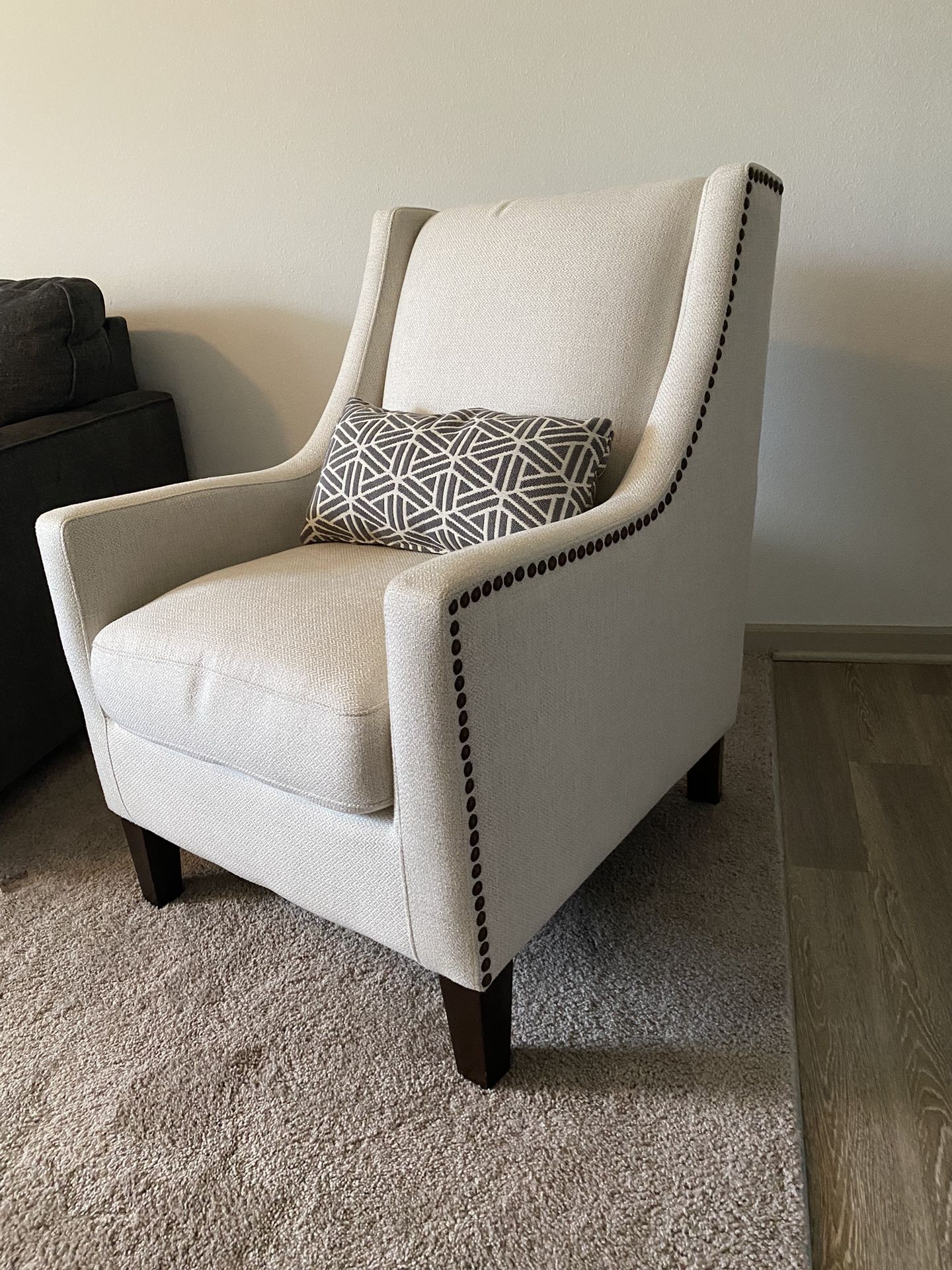 Off White Accent Chair