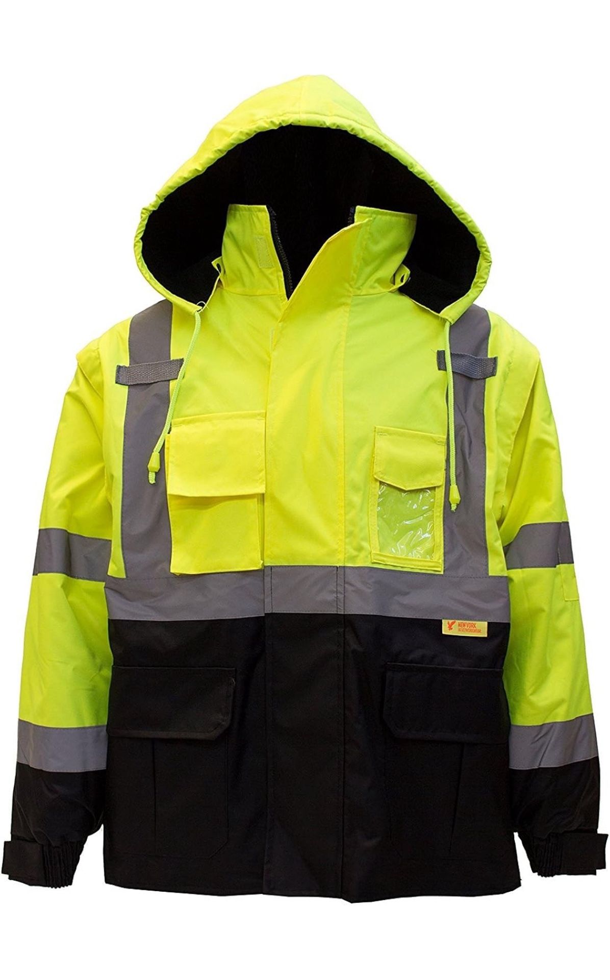 NY Hi-Viz Workwear Men's Safety Jacket