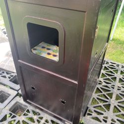 Cat Litter Box Cabinet