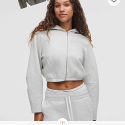 Lululemon cropped zipped up jacket