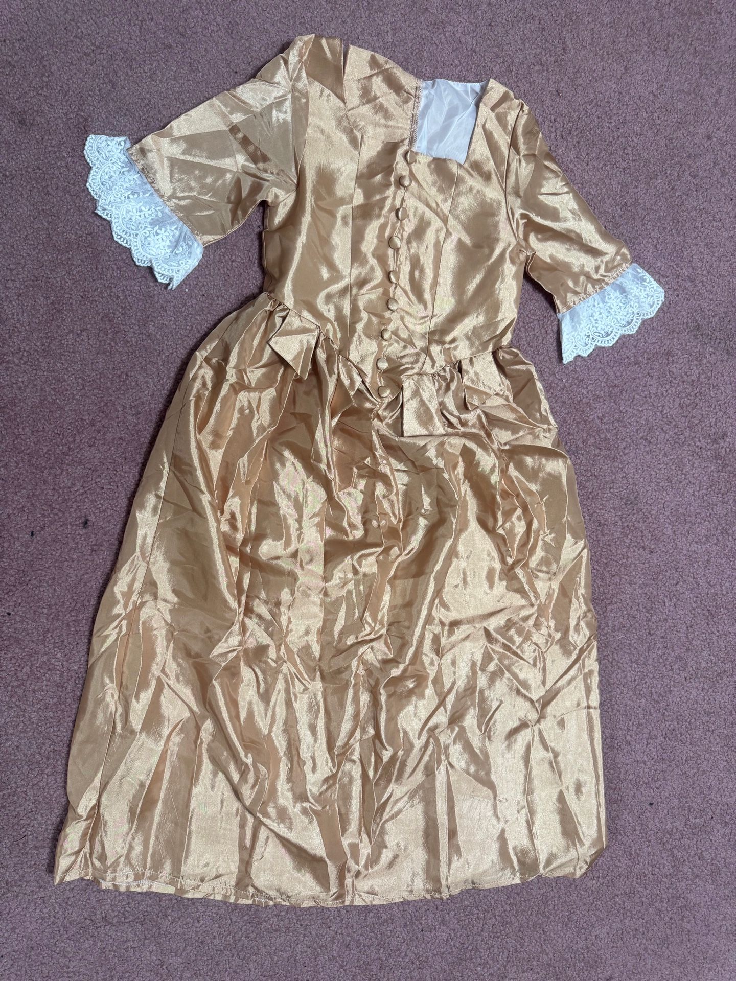 New small 4 5 kids girls Victorian princess renaissance Bridgerton dress costume