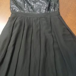 Black Sequin Dress