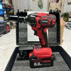 21V Cordless Impact Wrench l1/2",  High Torque Impact Drill Driver Kit with LED Light new