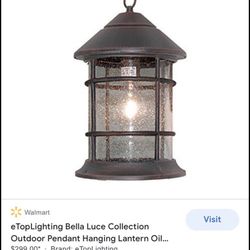 Bella Luce Collection  Pendant Hanging Lantern