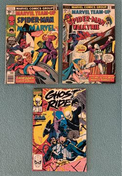 Marvel Spider-Man Team-Up Issues #34 and #62, plus Ghost Rider Vol. 3 / issue #5