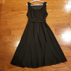 Limited Size 4 Black Party Dress/flowy Skirt