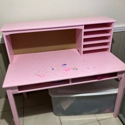Pink Art Desk With Chair Best Offer