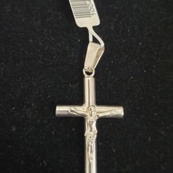 Silver Cross Charm