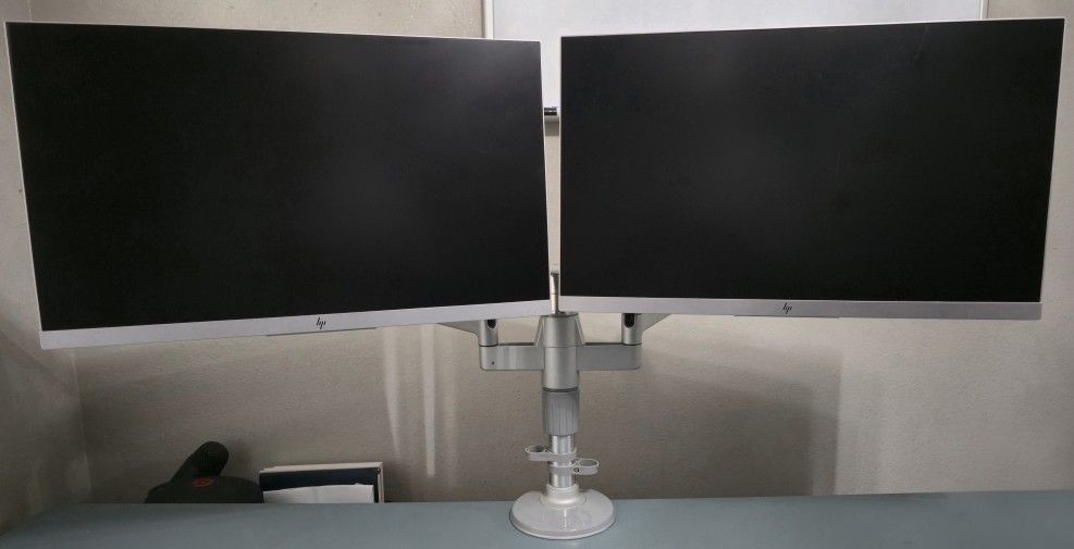 Double Monitor Table Mount