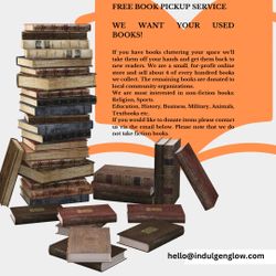 FREE BOOKS PICKUP SERVICE 