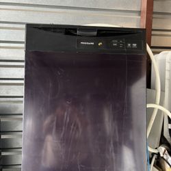 Brand new black dishwasher