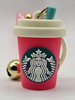 Starbucks Keychain pink