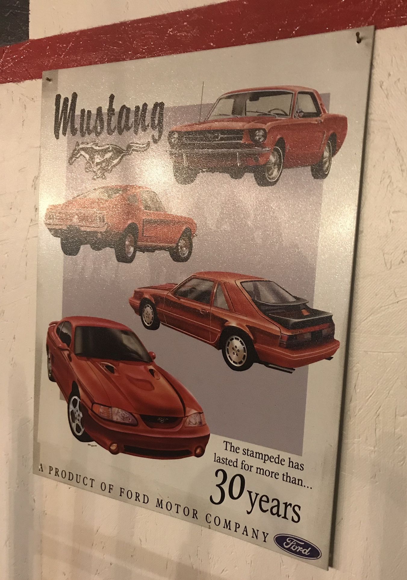 Mustang Tin Signs Man Cave