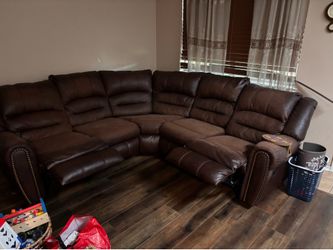 Sectional Couch With Two Recliners