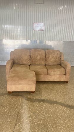 Brown Reversible L Shaped Sectional Couch (Delivery Available)