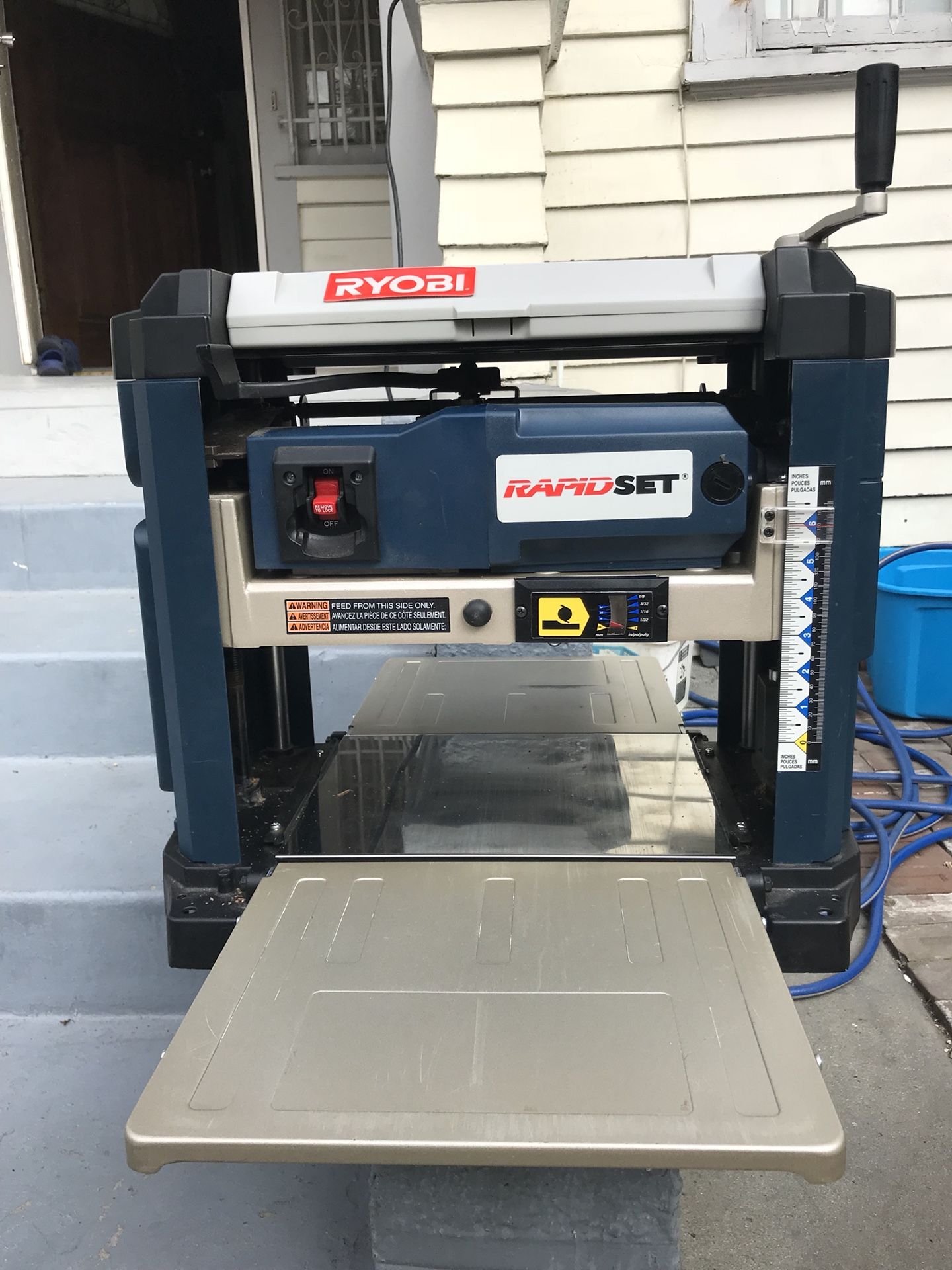 ryobi rapid set planer. (lijadora de madera)