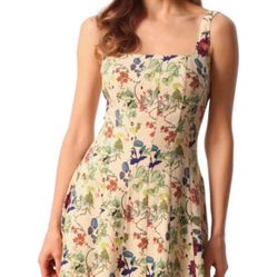 AVEC LES FILLES Floral Med Dress