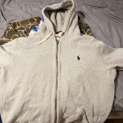 Large Men’s Full Zip Polo Jacket
