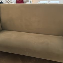 Soft Velvet Sage Green Settee