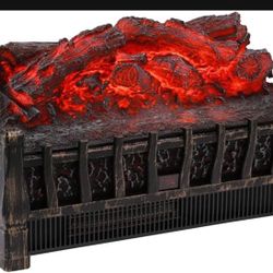Brand New 1500W 120V Electric Fireplace Log Insert Heater with Overheat Protection