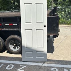 White Inside 36” Door New