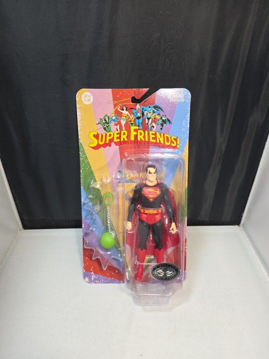 McFarlane DC Super Friends Evil Superman 6" Action Figure Platinum Chase (X)