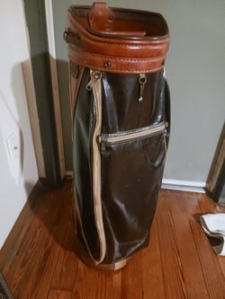 Golf Bag Wilson Leather Vintage 