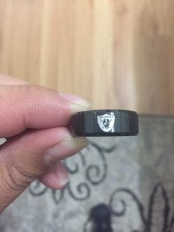 Oakland Raiders Black Ring