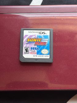 Authentic Sonic Rush Nintendo game