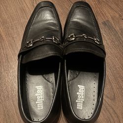 Unlisted Black Leather Horsebit Loafers Size 12us– Men’s Dress Shoes – Excellent Condition Box Included