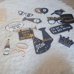 30th Birthday Party Props