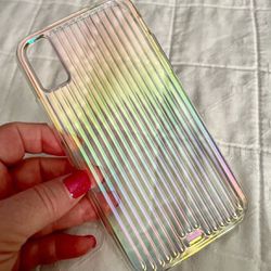 Case-Mate Tough Groove Iridescent Case for iPhone X or XS