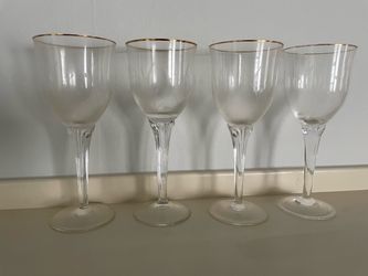 Crystal wine glasses