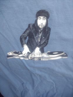 John Lennon on Turntable (Rare)