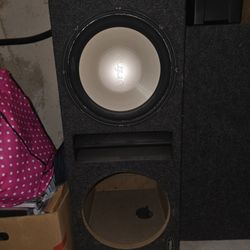 Infinity 12” Subwoofer With Dual Box