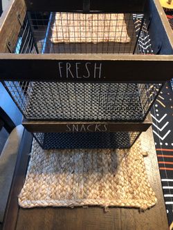 Rustic Farmhouse Baskets Qty 4 @ 13 Ea