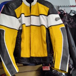 Motorcycle Leather Jacket Size 48 Brand New Special Deal $200 Don't Miss Out