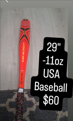 Easton Ghost X USA Baseball Bat 29" -11oz