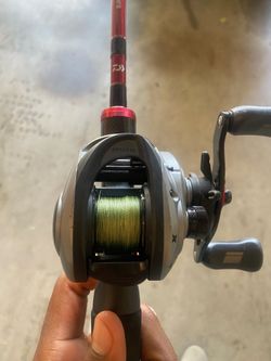 Abu Garcia max s+ daiwa laguna rod