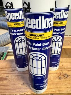 White Lightning Speedload 3006 Quick Dry siliconized acrylic latex caulk