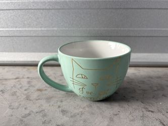 $7 for Green Large Cat Coffee Mug
