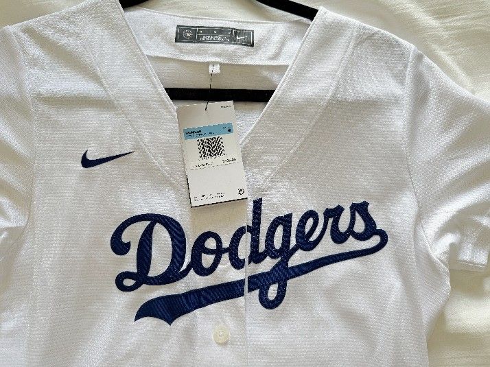 Nike Women's Medium White Shoehei Ohtani Jersey