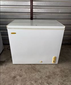 White Chest Freezer