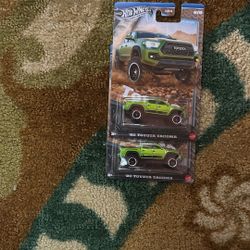Toyota Tacoma Hotwheels.  Two for 15.