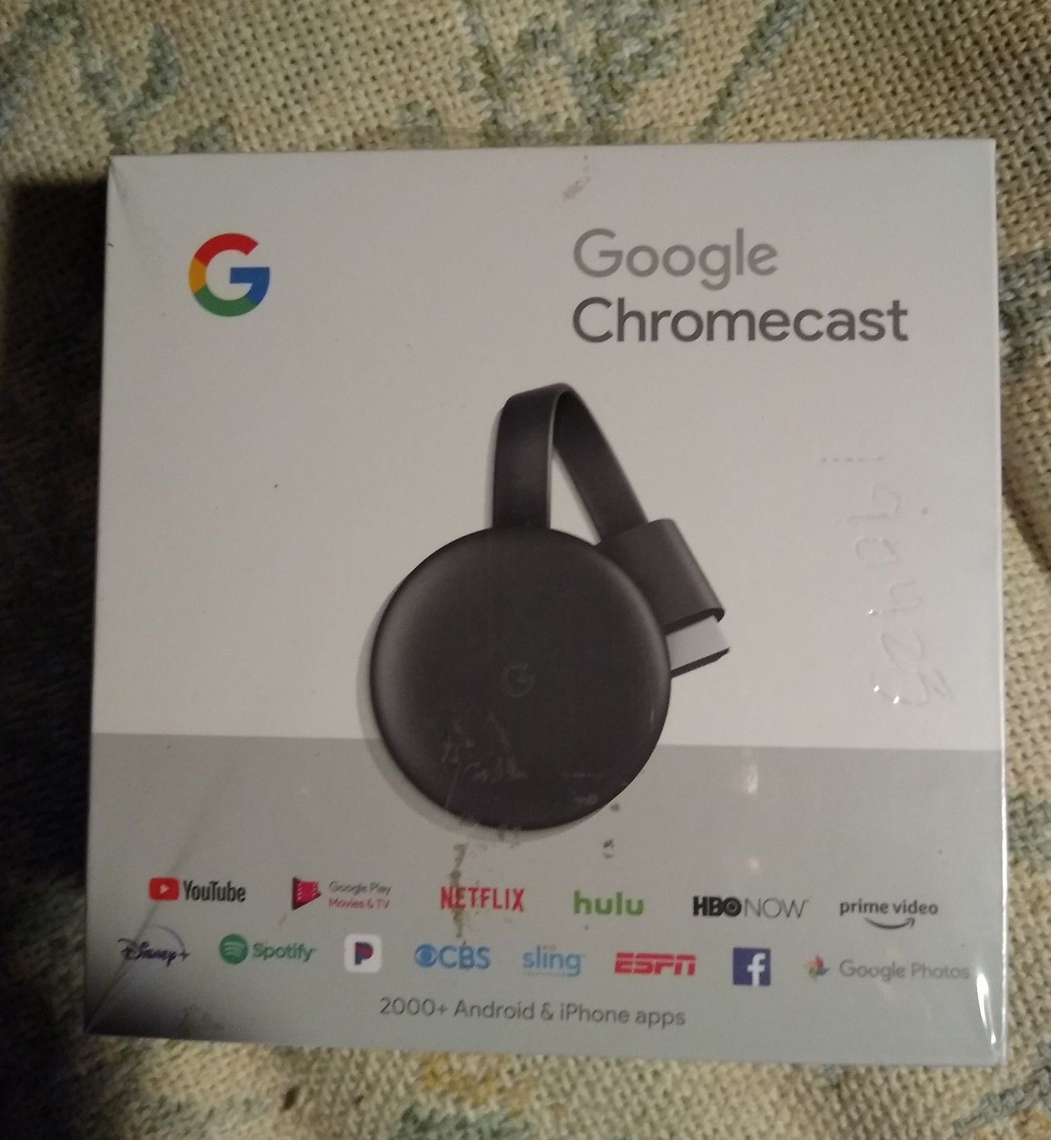 Chromecast media streamer